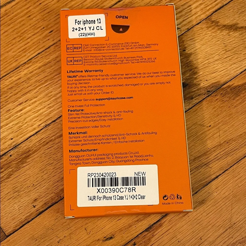Tauri Orange Phone Case Box